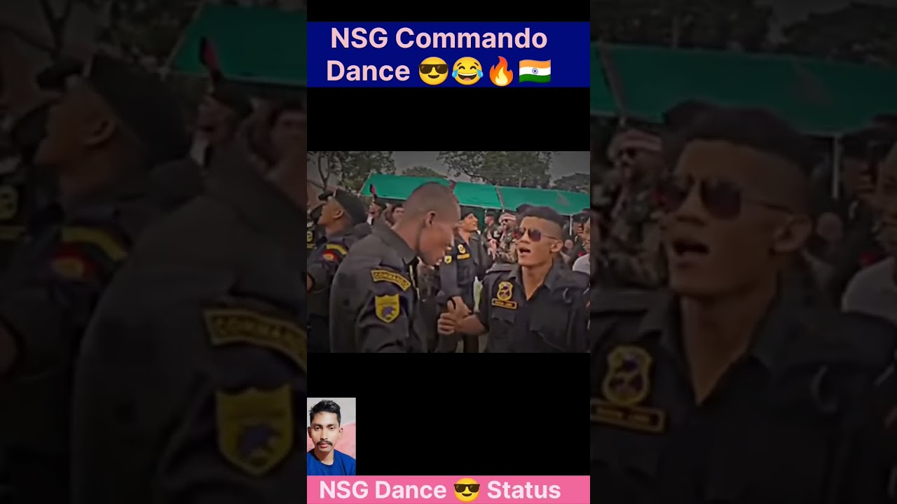 NSG commando dance 😎 Status । NSG Dance। NSG enjoy time 