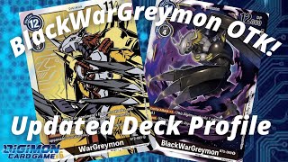 Updated BlackWarGreymon OTK Deck Profile! | Digimon TCG BT5
