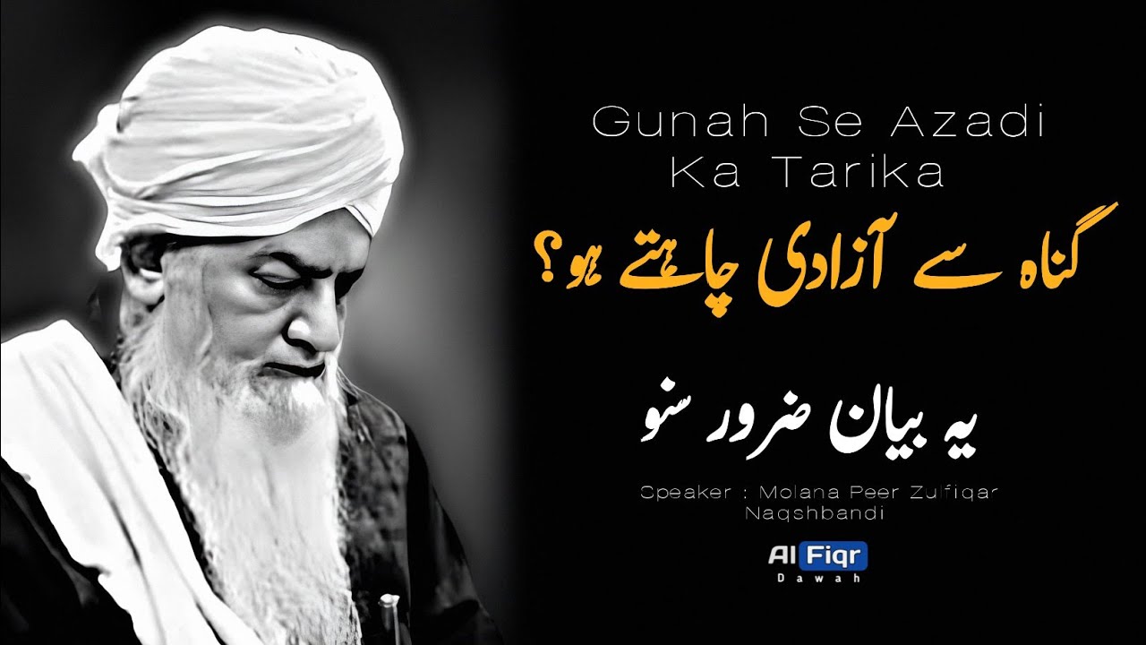 Gunah Se Azadi Chahte Ho | Yeh Bayan Zaroor Suno | Peer Zulfiqar Naqshbandi 