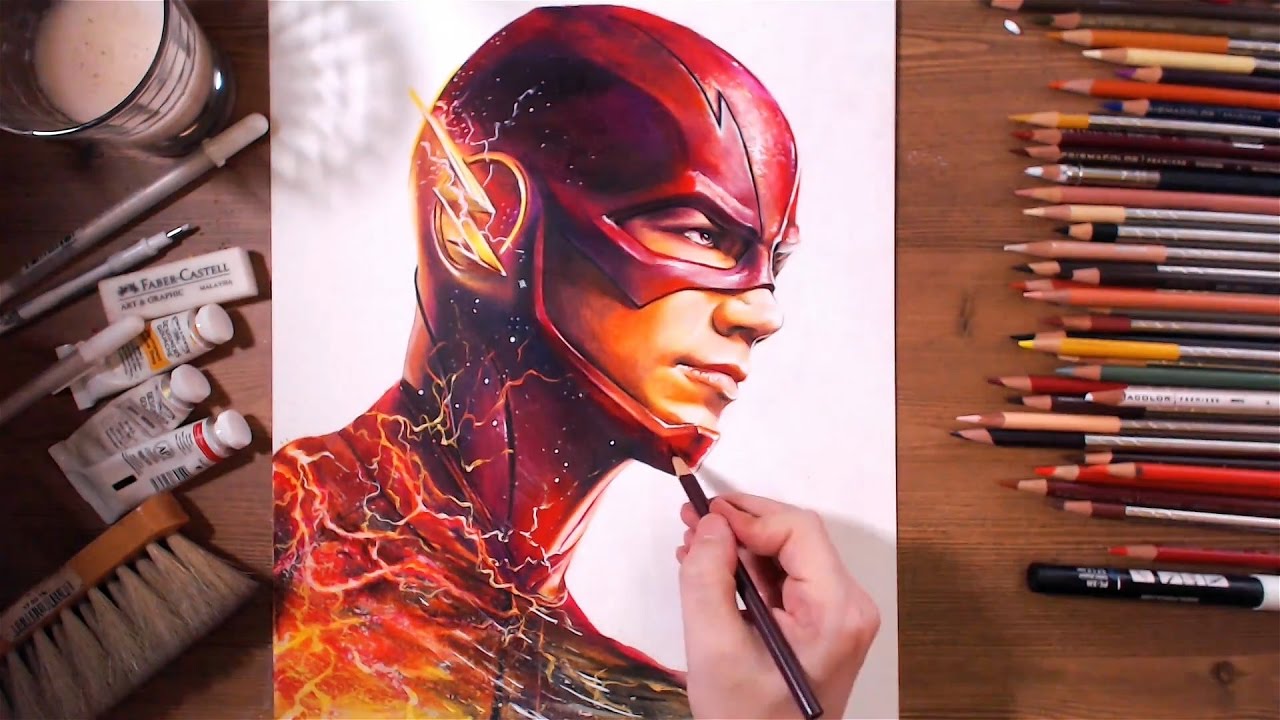 17 New Flash sketch drawings for Girl