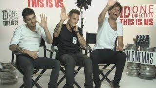 EXCLUSIVE NEW ONE DIRECTION INTERVIEW: One Direction talk films, dating movie stars, acting & games