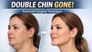 Advanced Double Chin Reduction Surgery | Submental Liposuction + Fat Excision + Platysma Tightening