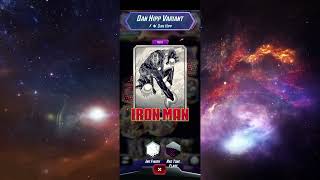 MARVEL SNAP - iron Man | Dan Hipp Variant | Ink Finish | Red Tone Flare | Common