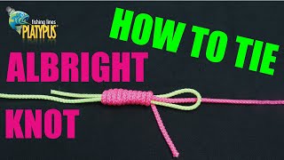 How To Tie An Albright Knot - Tackle Tactics Animated Knot Series