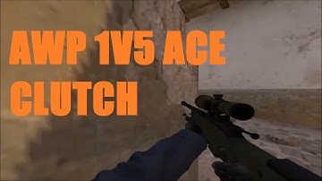 1v5 Awp Ace Clutch On Mirage