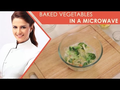 How To Make Baked Vegetables in a Microwave I Baked Vegetables - Fast and Easy Recipe