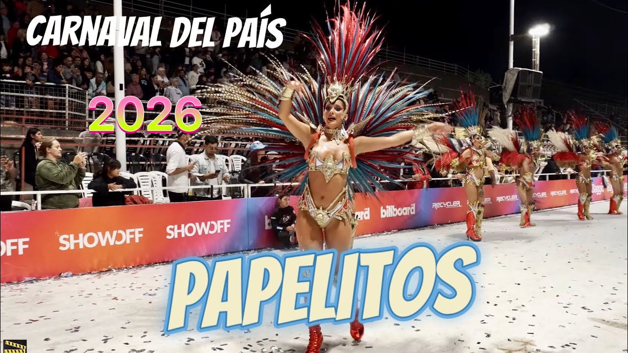 CARNAVAL DEL PAÍS 2026/COMPARSA PAPELITOS 4K GUALEGUAYCHÚ