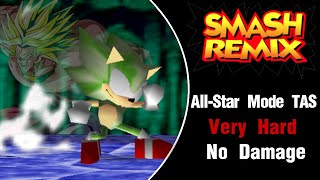 Smash Remix [TAS] - Legendary Super Sonic All Star Mode (Very Hard, No Damage)