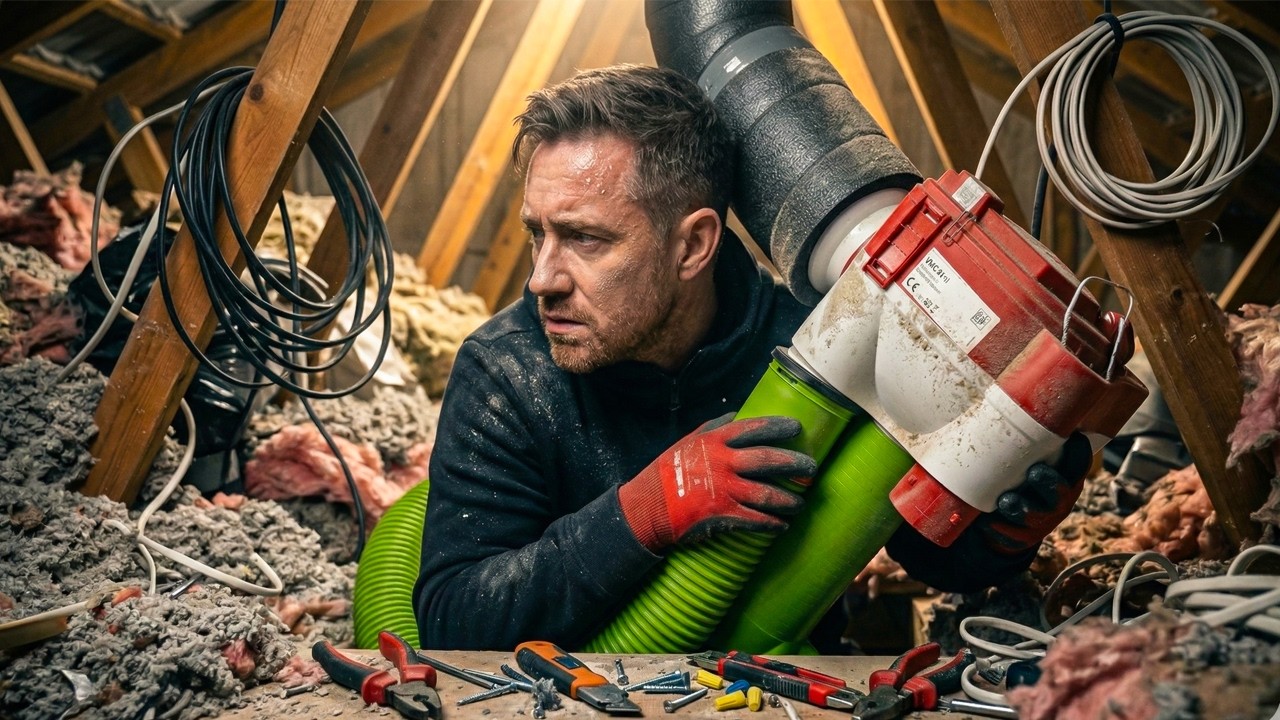 Rénovation maison pourrie : Poser la VMC dans les combles, galère ou facile ? (EP10)