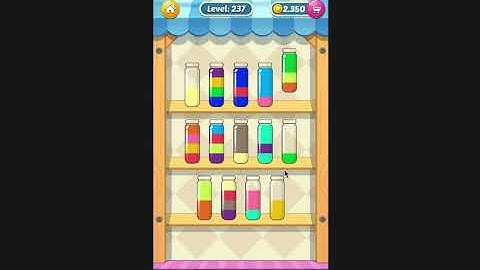 Water Sort Puzzle I Level 237 I  Facebook I SOLVED