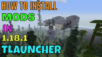 How to download and install Mods in Tlauncher 1.18 || Mods for Minecraft Tlauncher 1.18.1 (2021)