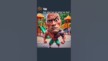 our Dog is TRASH?! 🐶🗑️🔥#ai #aiart #chatgpt #therock