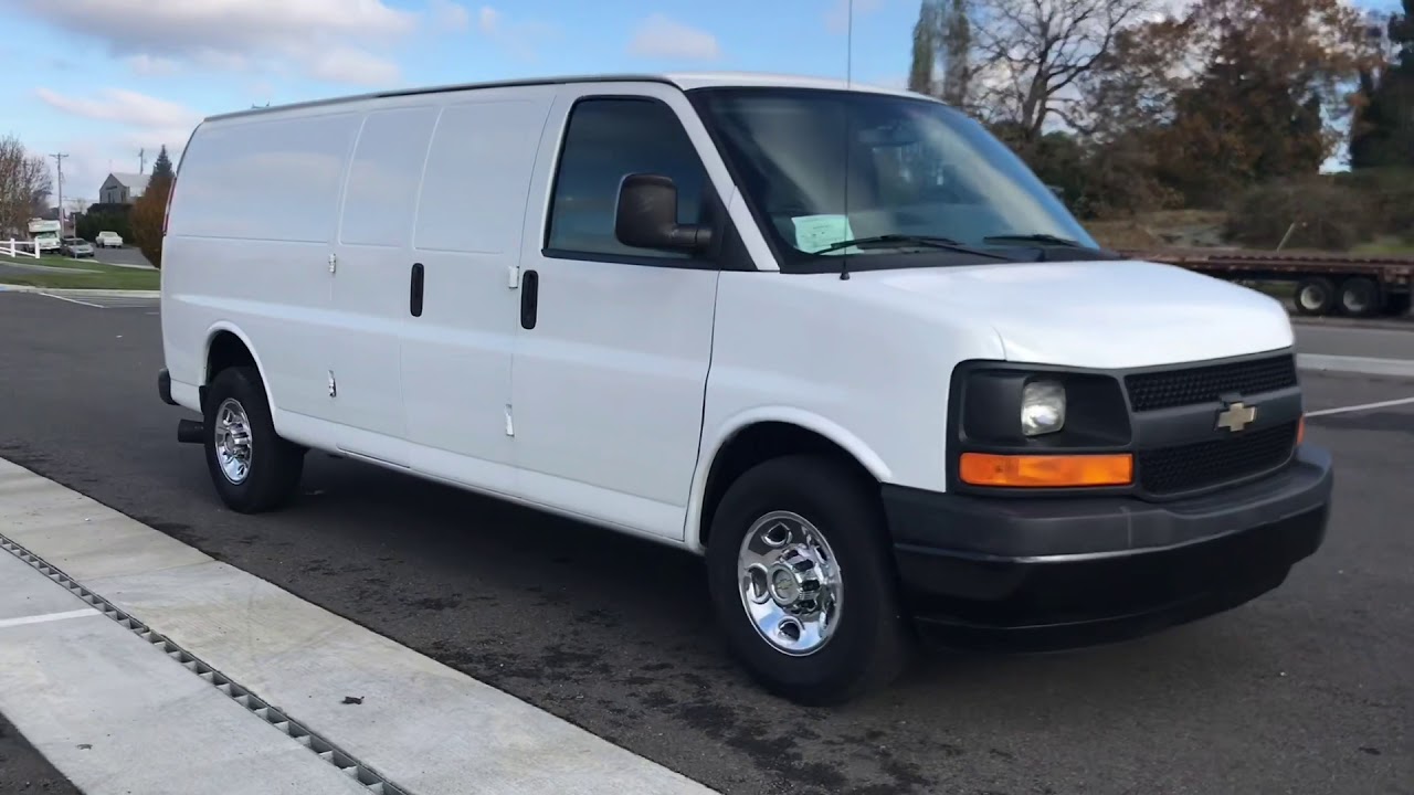 2011 Chevy Express Cargo Van Diesel For Sale YouTube
