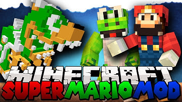 Minecraft Mods Super Mario Mod Showcase Mod Review [1.7.2]