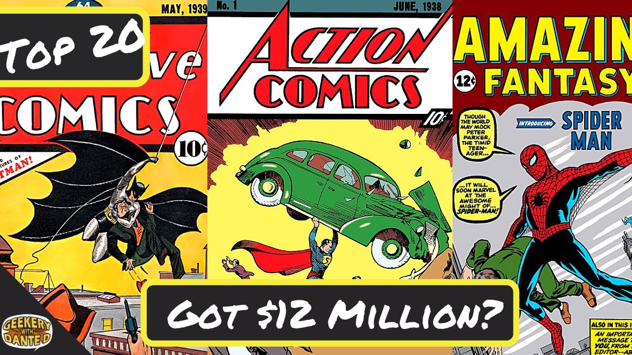 Top 20 Most Expensive Comic Books Of All Time YouTube Top 20 Most Expensive Comic Books Of All Time YouTube