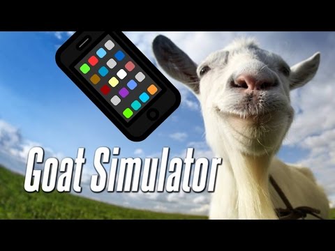 あの伝説のヤギのバカゲーがiPhone・Androidで遊べる!?　スマホ版Goat Simulator実況