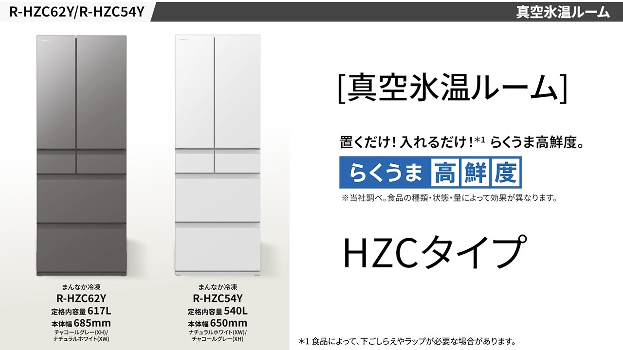 HITACHI冷蔵庫✨315L 2022年✨自動氷 Introducing the Hitachi R-HZC Series Vacuum Ice Room - YouTube
