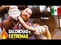 Probando SALCHICHAS ASADAS EXTREMAS ft Yo soy Migue 🔥 Brisket, Deshebrada & Costillas 📌 CDMX