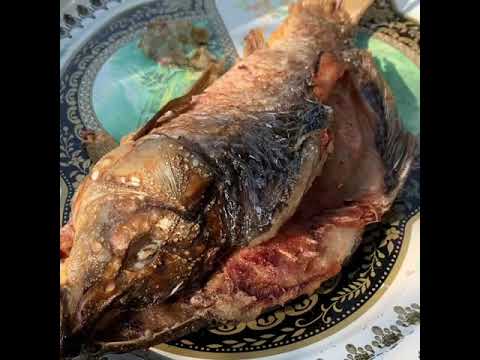 Жаренный карп в казане - YouTube