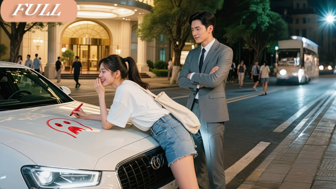 After Midnight OT, Poor Girl Kick CEO's Car And Shout To Vent! Unaware He Saw All &Attracted By Her!