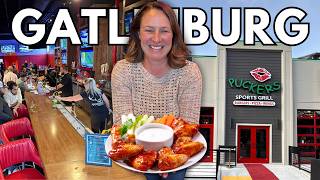 NEW Puckers Sports Grill in Gatlinburg Tennessee | Full Menu & Review