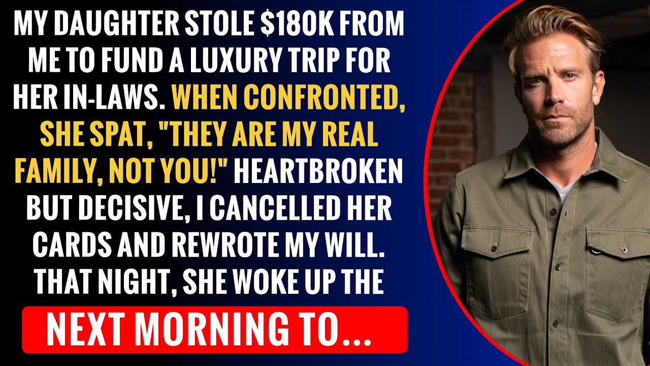 My Daughter Took $180K For Her In-Laws’ Luxury Trip And Chose Them Over Me.
