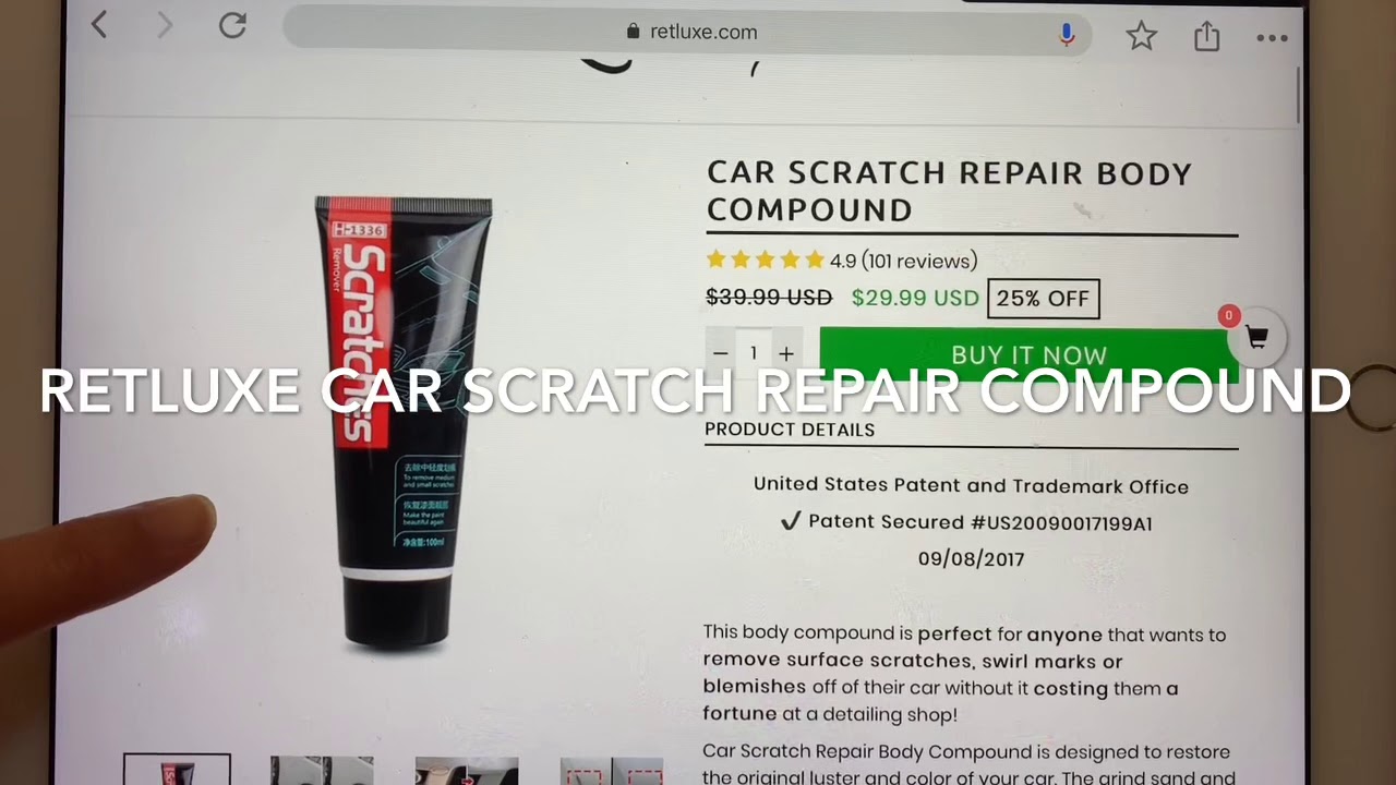 Retluxe Car Scratch Repair Compound Review