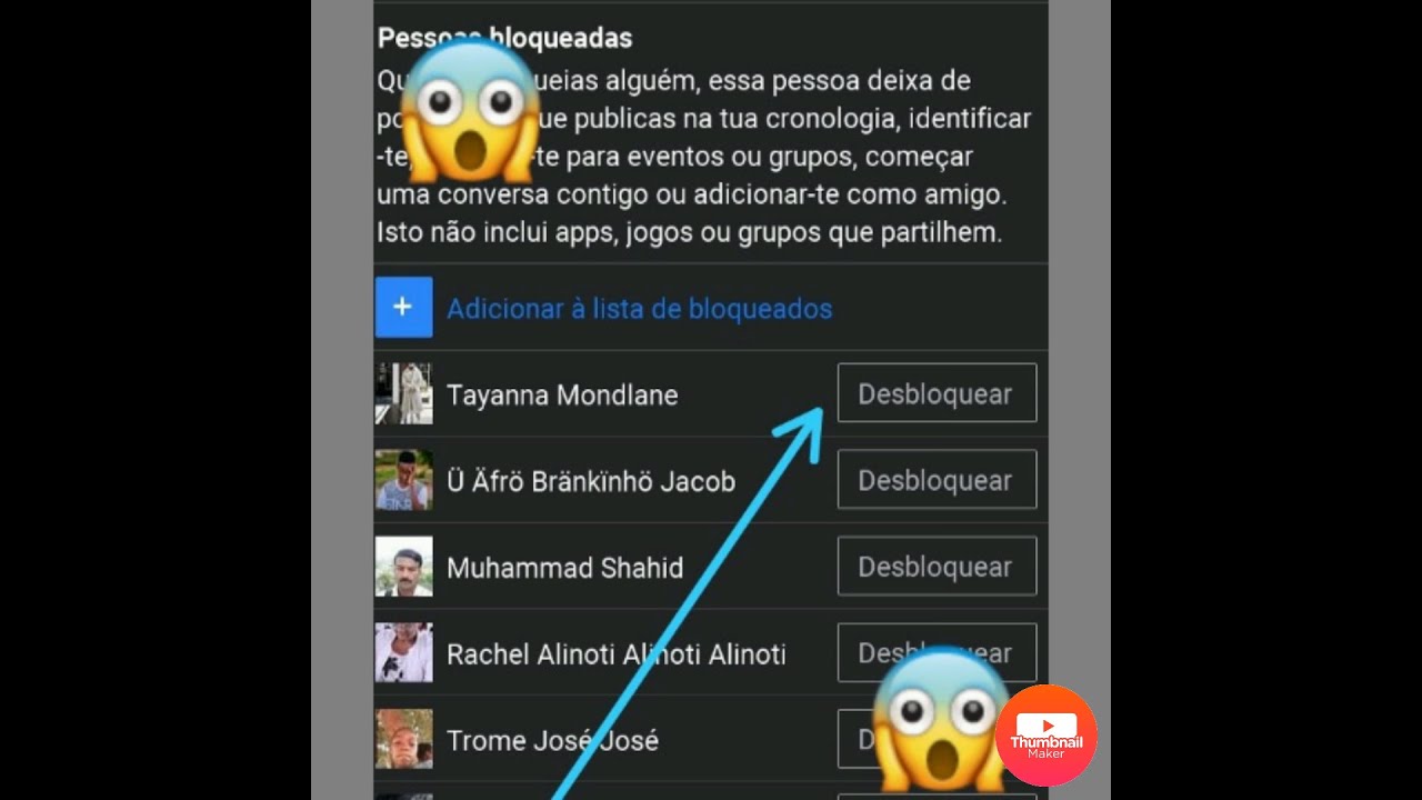 Como DESBLOQUEAR Algu m Que Esteja BLOQUEADO No Facebook YouTube