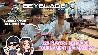 Can We Beat 128 PLAYERS in Hong Kong’s Craziest Beyblade Tournament!?   New Bey CX-14 Unboxing!