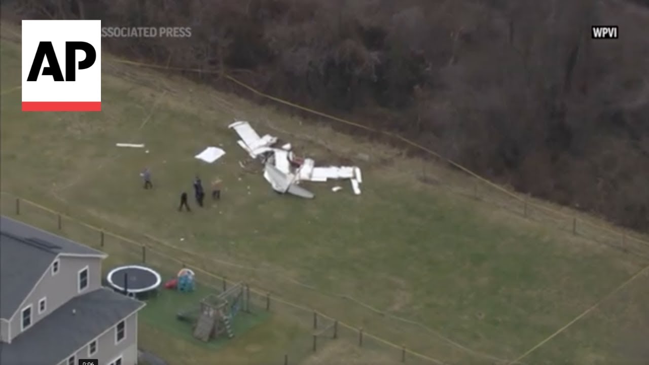 Small plane crashes in West Caln, Pennsylvania, neighborhood YouTube