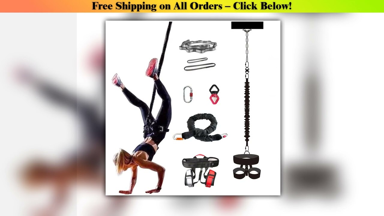 New Gravity Bungee Fitness Dance Workout Trainer Gym Equipment Resistance Band Training Exercise