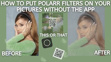 how to put polarr filters on your pictures without the app [ laptop/pc ] tutorial  || THIS OR THAT 💚