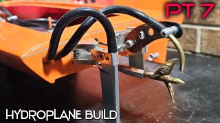 Running Water Cooling & Blast Pickup Deltaforce Vortex 34 Rc Hydroplane Build Pt 7