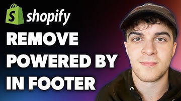 How to Remove Powered by Shopify in Footer (Full 2024 Guide)