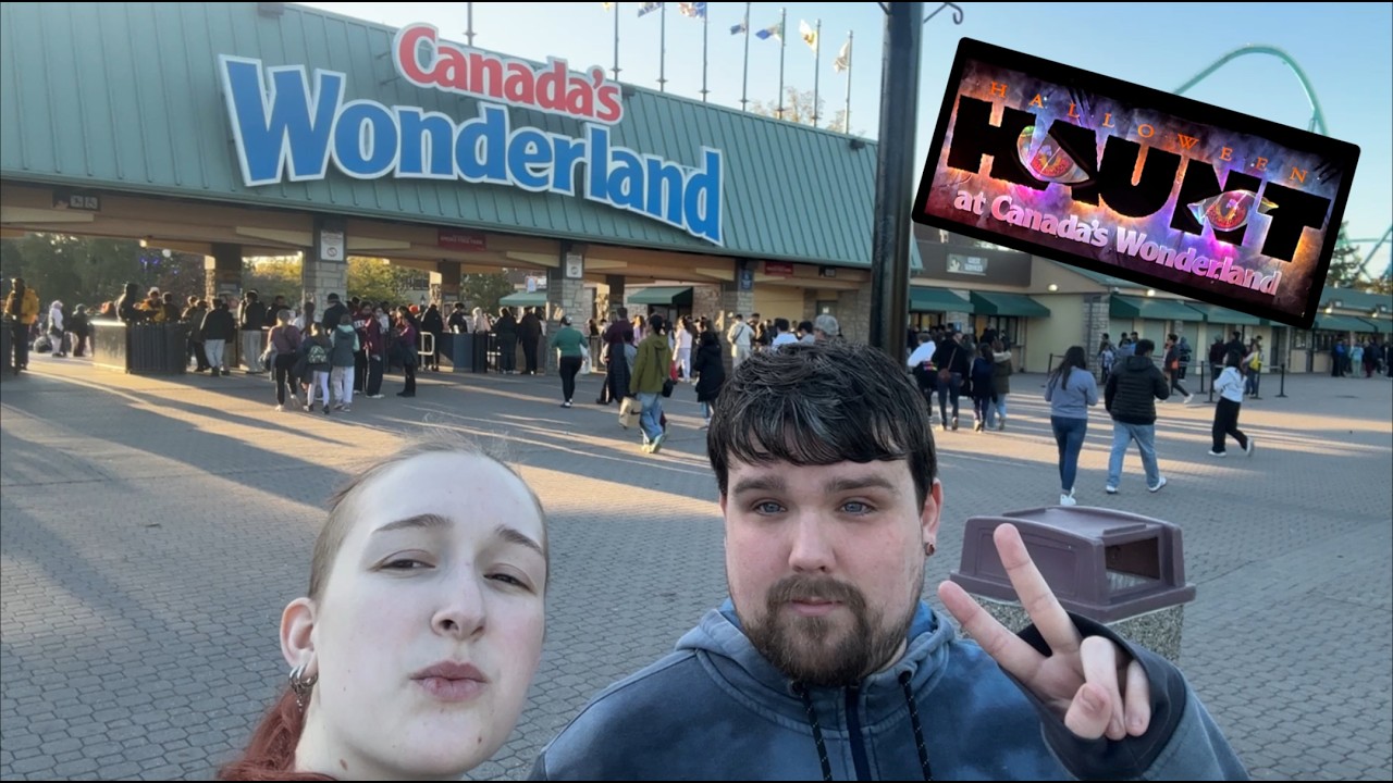 WE WENT TO HALLOWEEN HAUNT!! - Dev & Kota Vlogs #1