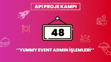 #48 Api Proje Kampı - Yummy Event Admin İşlemleri