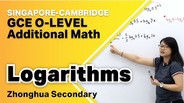O-Level Additional Math | Logarithms | Zhong Hua Secondary School Exam Question