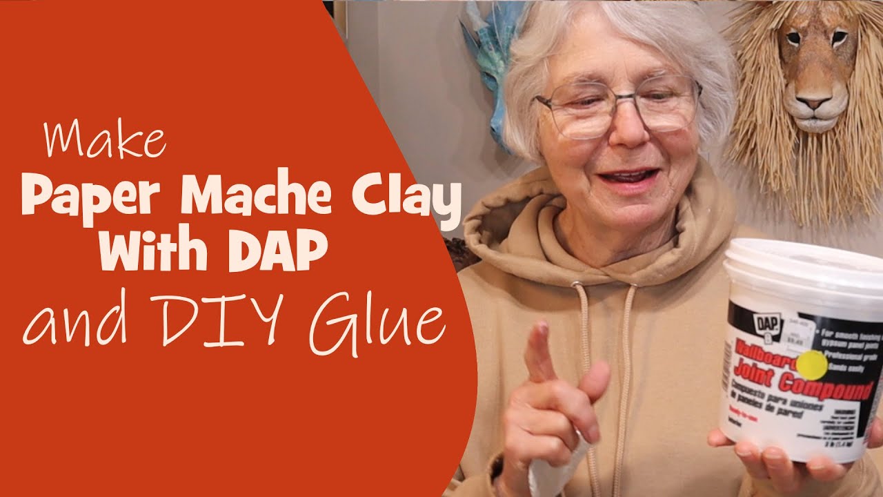 Using Powdered Drywall Joint Compound For Air Dry Clay • Ultimate Paper  Mache