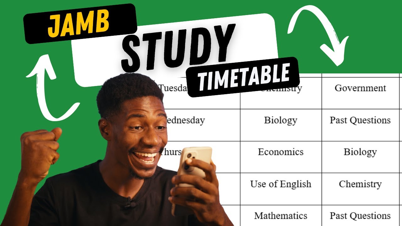 How to Create a JAMB Daily Personal Study Timetable 2026