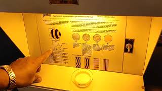 Demonastrations of Surfaces inspection using optical flats interoferomerer.