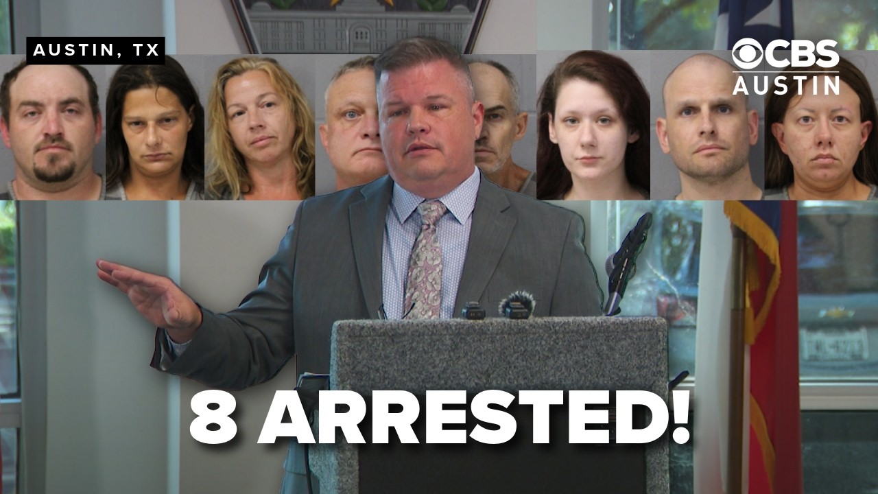 FULL PRESS CONFERENCE: Austin police arrest 8 people in "organized criminal enterprise"
