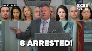 FULL PRESS CONFERENCE: Austin police arrest 8 people in "organized criminal enterprise"