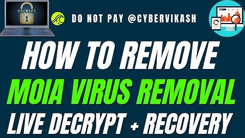 .moia File Virus Ransomware Removal (+.moia File Recovery) #moia #virusremoval #moiavirusremoval