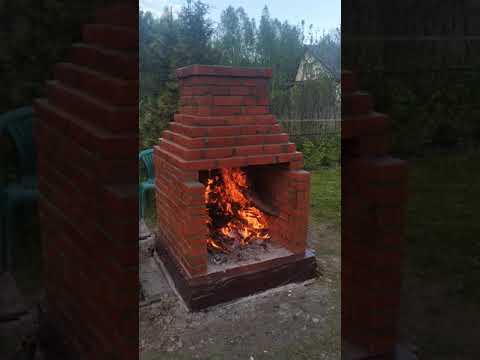 Кирпичная печь для сжигания мусора на даче своими руками