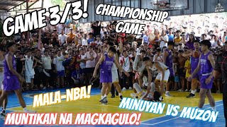 Liga Vlog 3. | SJDM Inter Brgy Championship Game 3! Do or Die! PARANG NBA FINALS!