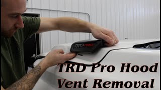 2023 Toyota tundra TRD Pro How to remove hood Vents by Tony Loewen 5,809 views 1 year ago 1 minute, 41 seconds