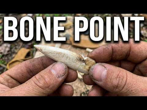 Primitive Living Skills: Making a Small Game Bone Arrow Point