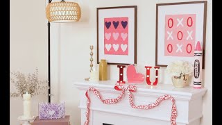 Valentine's Wall Art Craft || Crayola DIY