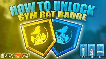 HOW TO GET GYM RAT BADGE ON NBA 2K21 NEXT GEN ! FASTEST METHOD