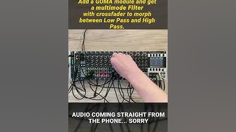 Slew/LFO multimode filter #Shorts